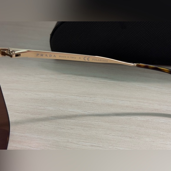 Prada Women's SPR68T SPR/68T Fashion Cat Eye Polarized Sunglasses - Picture 5 of 12